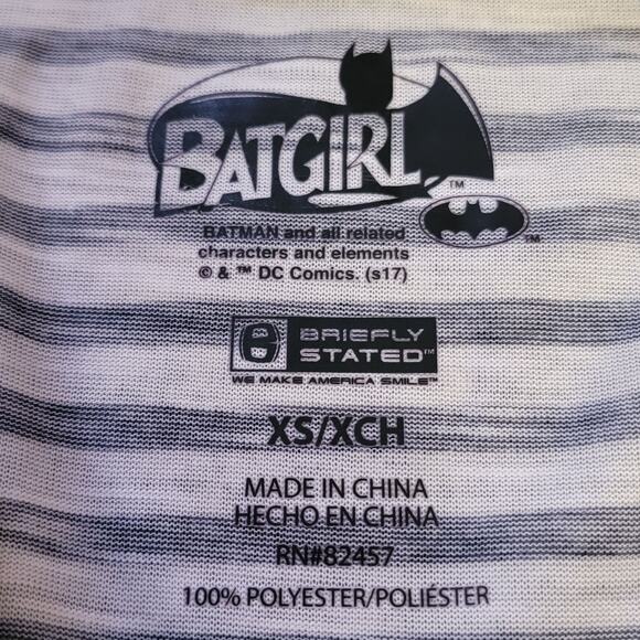 Batman Nightshirt Juniors Sz XS DC Comics Batgirl‎ Sleep Shirt Pajamas Nightgown - Picture 6 of 7